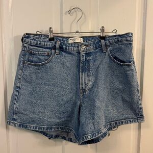 Abercrombie & Fitch Blue Denim “Dad Shorts”